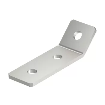   OBO-1124747 Összekötő sarokelem 45°, 3 lyukkal 103x50x40x4 felületkezelés nélkül, utókezelt - GMS 3 VW 45 A4