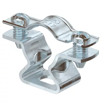   OBO-1362712 távtartó kengyel hosszanti perforációval 14-17mm merítetten tűzihorganyzott, DIN EN ISO 1461 - ASL 733 17 FT