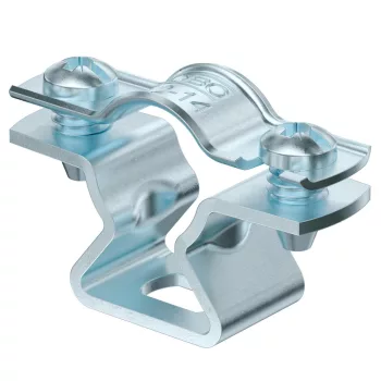   OBO-1362758 távtartó kengyel hosszanti perforációval 12-14mm galvanikusan horganyzott, DIN EN 12329 - ASL 733 14 G