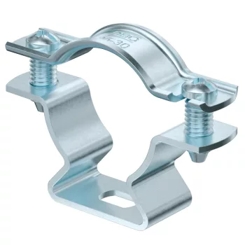   OBO-1362772 távtartó kengyel hosszanti perforációval 25-30mm galvanikusan horganyzott, DIN EN 12329 - ASL 733 30 G