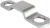 OBO-1439014 húzásmentesítő bilincs 5mm galvanikusan horganyzott, DIN EN 12329 - 7905 5 G