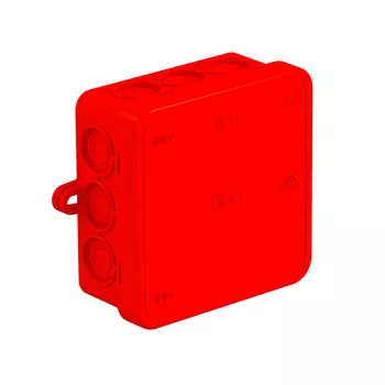   OBO-2000164 kábel-leágazódoboz 85x85x40 piros - A 11 HF RO