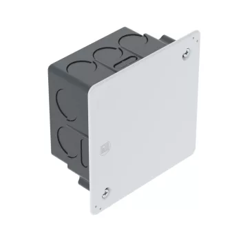   OBO-2003112 kötődoboz vakolat alatti 80x80x45 fekete - UV 80 K