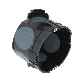   OBO-2003707 szerelvénydoboz huzatmentes csavarral, vakolat alatti O60mm, H46mm 0 fekete / kékesszürke - UG 46-GS-L