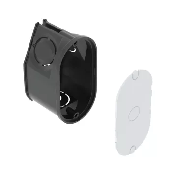   OBO-2003732 csatlakozódoboz fali lámpához vakolat alatti O2x35mm, H35 0 fekete - UG 30-WA-D