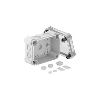   OBO-2005062 Leágazódoboz átlátszó fedéllel 150x116x86 grau / transparent - X06 LGR-TR