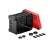 OBO-2005156 Leágazódoboz piros fedéllel 190x150x125 schwarz / rot - X10 SW-RO