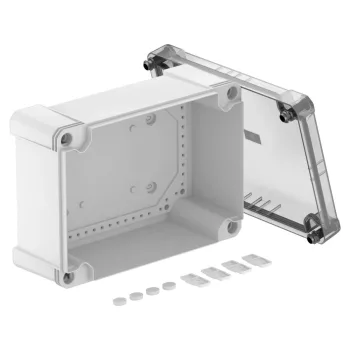   OBO-2005544 Üres doboz átlátszó fedéllel 286x202x125 grau / transparent - X25C LGR-TR