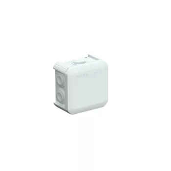  OBO-2007320 kábel-leágazódoboz bevezetőnyílásokkal 90x90x52 világos- szürke - T 40 F