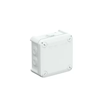   OBO-2007525 kábel-leágazódoboz bevezetőnyílásokkal 114x114x57 hófehér - T 60 RW