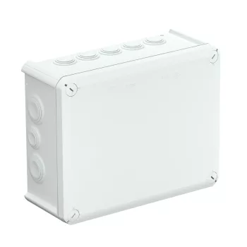  OBO-2007554 kábel-leágazódoboz bevezetőnyílásokkal 240x190x95 hófehér - T 250 RW