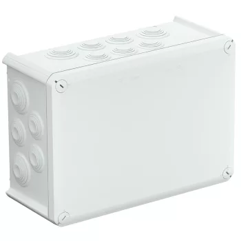   OBO-2007568 kábel-leágazódoboz bevezetőnyílásokkal 285x201x120 hófehér - T 350 RW