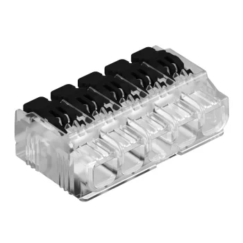   OBO-2054425 rugós vezetékösszekötő ÚJ 5 pólusú, működtető karral 19,6x31,3x10,5  - 61 HSK45