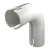 OBO-2154068 Quick-Pipe 90°-os könyök 0 M32 0 hófehér - 3000 BMS M32 RW