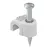 OBO-2225344 ISO Nagel-Clip 5mm, L25 hófehér - 2005 25 RW