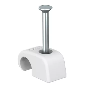 OBO-2228420 Haft Clip 7-12mm, L18 hófehér - 2026 18 RW