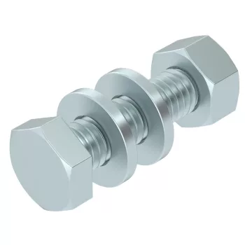  OBO-3156516 hatlapfejű csavar anyával és alátéttel M6x20 tűzihorganyzott, DIN 267, Teil 10 - SKS 6x20 F