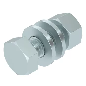   OBO-3163091 hatlapfejű csavar anyával és alátéttel M12x30 tűzihorganyzott, DIN 267, Teil 10 - SKS 12x30 F