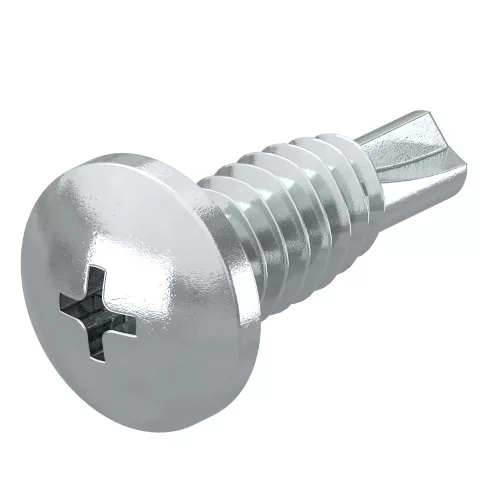 OBO-3176428 önmetsző csavar kereszthornyos 4,8x16mm galvanikusan horganyzott, DIN EN 12329 - DIN 7504 N G