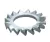 OBO-3404064 fogazott alátét M6 galvanikusan horganyzott, DIN EN 12329 - SWS M6 G