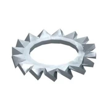   OBO-3404080 fogazott alátét M8 galvanikusan horganyzott, DIN EN 12329 - SWS M8 G