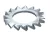 OBO-3404102 fogazott alátét M10 galvanikusan horganyzott, DIN EN 12329 - SWS M10 G