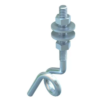   OBO-3453820 mennyezethorog M6 menettel M6x70mm galvanikusan horganyzott, DIN EN 12329 - 948 TG6