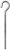 OBO-3470210 mennyezethorog M6x95mm galvanikusan horganyzott, DIN EN 12329 - 867 M6X 95 G