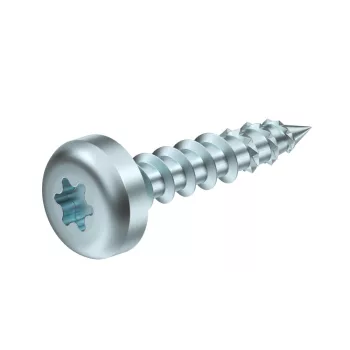   OBO-3498100 Csavar bordázott 6x30 galvanikusan horganyzott, átlátszóra passziválva - KRS 6x30