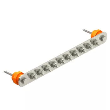   OBO-5015866 potenciálkiegyenlítő-sín (EPH) BigBar / 10 csatl. lehetőség 10xM10  - 1802 10 VA