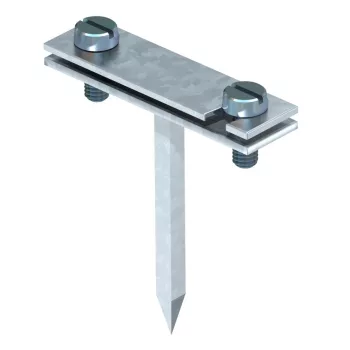   OBO-5030021 távtartó kengyel csúccsal földelővezetőhöz 30mm galvanikusan horganyzott, DIN EN 12329 - 708 30 SP
