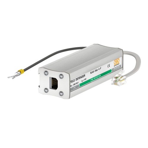 OBO-5081984 túlfeszültségvédelem analóg telefonvonalhoz 170V  - RJ45-TELE 4-F