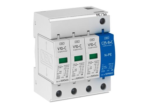 OBO-5094924 SurgeController V10 3+1 kivitel 320V  - V10-C 3+NPE-320
