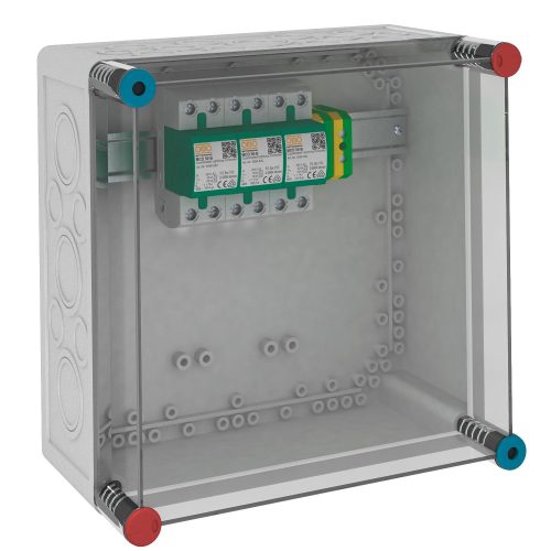 OBO-5096874 CoordinatedLightningController 1. típusú készlet, készülékházba 255V  - MCD 50-B 3-VG