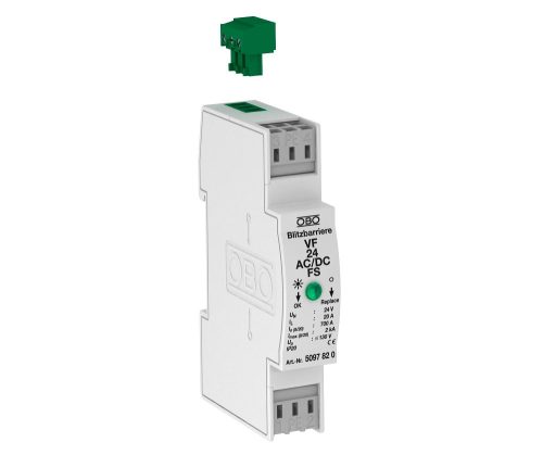 OBO-5097820 Túlfeszültség-levezető potenciálmentes jelzéssel 24V AC  - VF24-AC/DC-FS