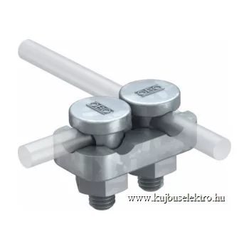   OBO-5304202 összekötő kapocs két körvezetőhöz 8-10mm merítetten tűzihorganyzott, DIN EN ISO 1461 - 5002 DIN-FT
