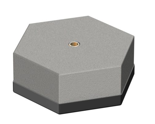 OBO-5402891 szerelőtalp menetes felfogórúdhoz M16  - 101 ST