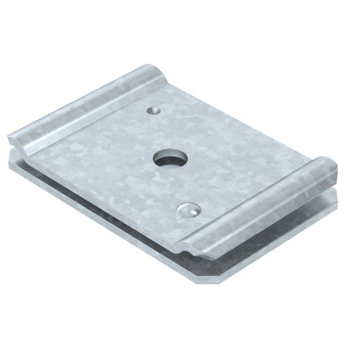 OBO-6015224 függesztett tartó M6 menetes szárhoz 60x40 merítetten tűzihorganyzott, DIN EN ISO 1461 - GMA M6 FT
