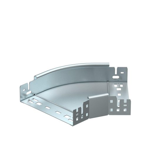 OBO-6041044 45°-os idom gyorsösszekötővel 60x200 szalaghorganyzott, DIN EN 10346 - RBM 45 620 FS