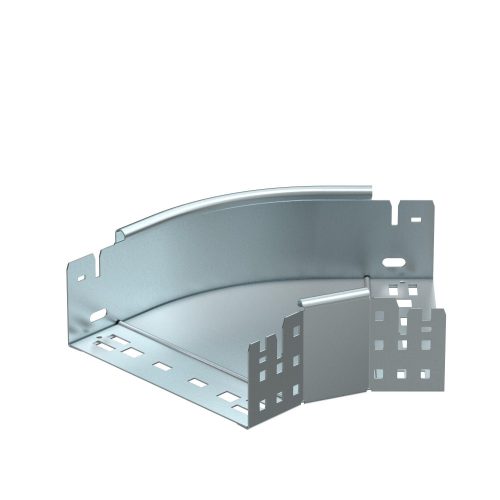 OBO-6041412 45°-os idom gyorsösszekötővel 85x200 szalaghorganyzott, DIN EN 10346 - RBM 45 820 FS