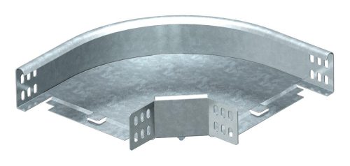 OBO-6043224 90°-os sarokidom vízszintes, sarokösszekötővel 60x200 szalaghorganyzott, DIN EN 10346 - RB 90 620 FS