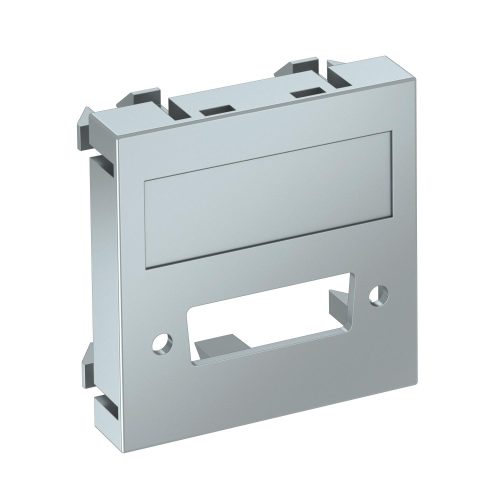 OBO-6104784 Modul 45 DVI csatl. aljz. csatlakozó hüvely nélkül 45x45mm festett alumínium - MTG-DV O AL1