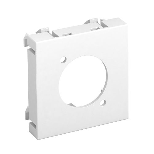 OBO-6105234 Modul 45 XLR fedlap csatlakozó nélkül 45x45mm hófehér - MTG-X O RW1