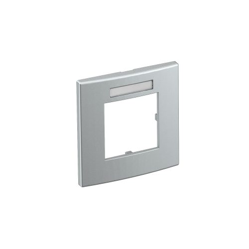 OBO-6119340 Takarókeret Modul 45, 1-részes 84x84mm festett alumínium - AR45-BSF1 AL