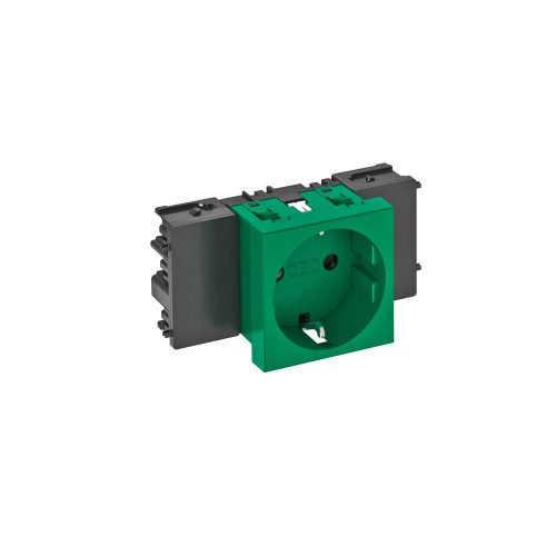 OBO-6120346 Csatlakozóaljzat 0o, 1-es védoérintkezos, Connect 45 250V, 10/16A zöld - STD-D0C MZGN1
