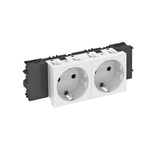 OBO-6120362 Csatlakozóaljzat 0o, 2-es védoérintkezos, Connect 45 250V, 10/16A hófehér - STD-D0C RW2