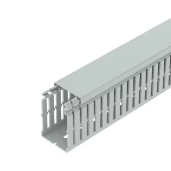   OBO-6178556 Vezetékrendező csatorna halogénmentes 75x50x2000 világos- szürke - LKVH N 75050