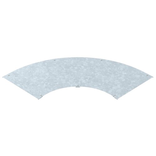 OBO-6239269 fedél 90°-os sarokidomhoz 0 B600mm merítetten tűzihorganyzott, DIN EN ISO 1461 0 - BD 90 600 R5 FT
