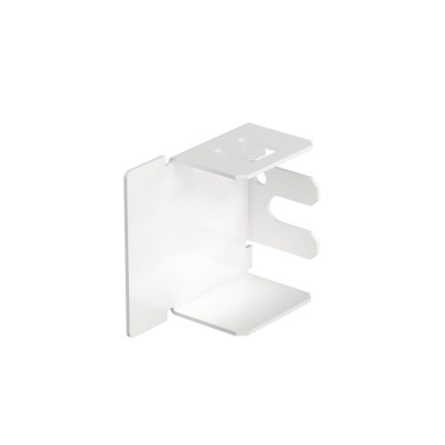 OBO-6249418 véglezáróelem 40x40mm szalaghorganyzott / műanyag bevonatú, DIN EN 10346 hófehér - LKM E40040RW