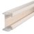 OBO-6274501 parapetcsatorna fenékperforálással 70x130x2000 krémfehér - GK-70130CW